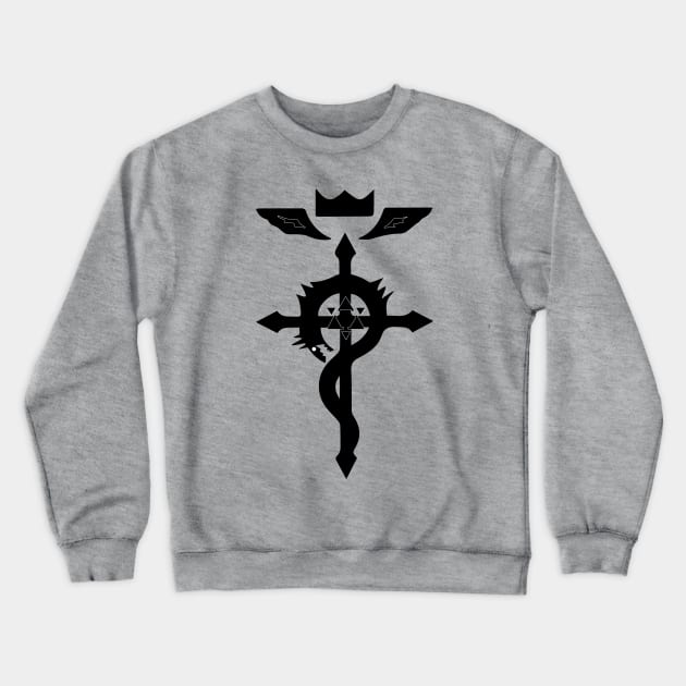 Full Metal Alchemist Crest Crewneck Sweatshirt by greyvest